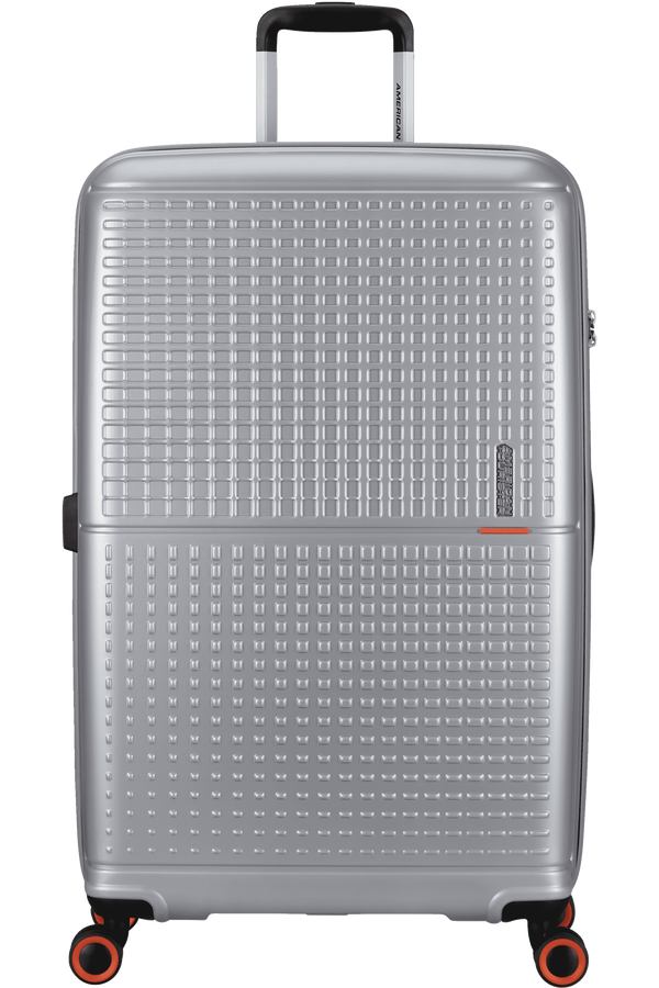 American Tourister Geopop Spinner 77/28 Tsa. 77cm  Argent métal