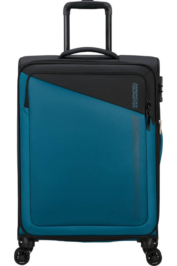 American Tourister Daring Dash Spinner Expandable TSA M  Noir/Bleu