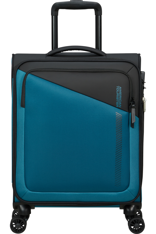 American Tourister Daring Dash Spinner Expandable TSA S  Noir/Bleu