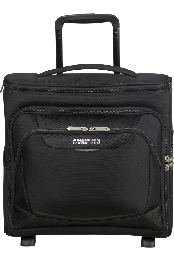 American Tourister SummerRide Upright Underseater Expandable Tsa Noir